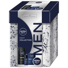 shumee Men Deep Collection set univerzální krém 75ml + roll-on antiperspirant 50ml + sprchový gel 3v1 250ml + antibakteriální voda po holení 100ml