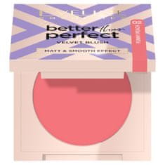 shumee Better Than Perfect Velvet Blush lisovaná tvářenka 02 Funny Peach 2,3g