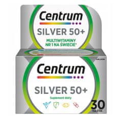 shumee Silver 50+ multivitaminový doplněk stravy 30 tablet