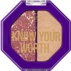 shumee Know Your Worth Duo Eyeshadow oční stíny 2 But First: Me 5g