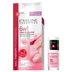 shumee 6v1 Care&Color kondicionér na nehty poskytující barvu Rose 5ml