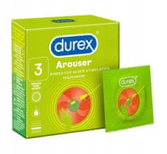 shumee Durex Arouser kondomy 3 ks, vroubkované