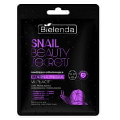 shumee Hydratační a obnovující černá maska Snail Beauty Secrets