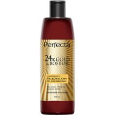 shumee 24K zlato & Rose Oil luxusní pečující sprchový gel Honey Wrap 400ml