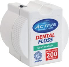 shumee Dental Floss voskovaná dentální nit Mint 200 metrů