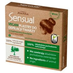 shumee Sensual Vegan obličejové depilační proužky 12 ks + tuba zklidňujícího olivového oleje 10 ml