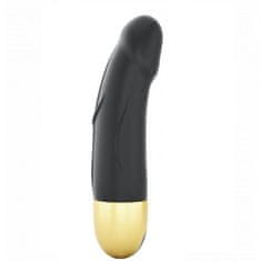 shumee Vibrační dildo Real Vibration S 2.0 velikost S Black &amp; Zlato