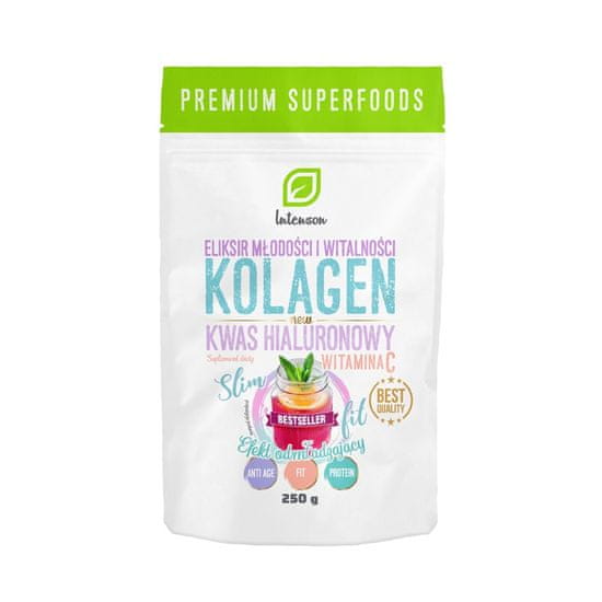 shumee Kolagen + vitamín C + kyselina hyaluronová doplněk stravy s omlazujícím účinkem 250g