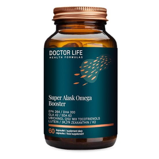 shumee Super Alask Omega Booster doplněk stravy podporující srdce a snižující zánět 60 kapslí