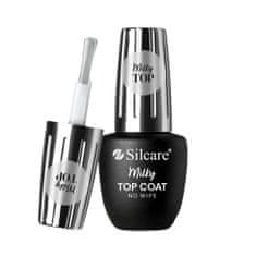 shumee Top Coat Milky No Wipe top pro hybridní laky na nehty 9ml