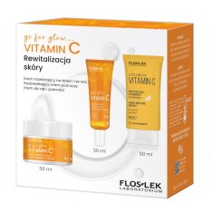 shumee go for glow…VITAMIN C Skin revitalization set hydratační krém na den a noc 50ml + rozjasňující oční krém 30ml + krém na ruce a nehty 50ml