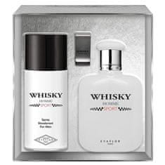 shumee Whisky Homme Sport set toaletní voda ve spreji 100ml + deodorant ve spreji 150ml + klip na bankovky