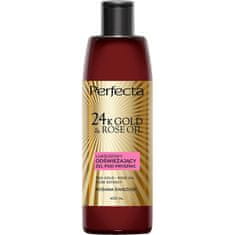 shumee 24K zlato & Rose Oil luxusní osvěžující sprchový gel Rose Freshness 400ml