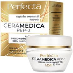 shumee Ceramedica Pep-3 obnovující denní a noční krém proti vráskám 70+ 50ml