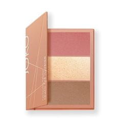 shumee Touch The Illusion Contouring Palette 3v1 Paletka na konturování obličeje 03 Peach 3x3,5g