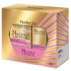 shumee 24K zlato & Rose Oil set pleťový krém 80+ 50ml + oční krém 15ml