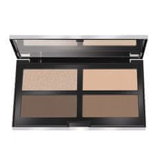 shumee Konturování &amp; Strobing Ready 4 Selfie Powder Palette paleta konturovacích a strobingových pudrů 003 Dark Skin 17,5g