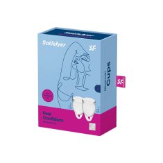 shumee Feel Confident Menstrual Cup sada menstruačních kalíšek 15ml + 20ml Transparent