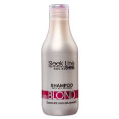 shumee Šampon Sleek Line Blush Blond Shampoo pro blond vlasy s hedvábím 300 ml