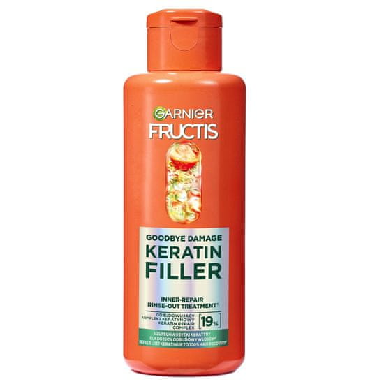 shumee Fructis Goodbye Damage Keratin Filler obnovující vlasová kúra na oplachování 200ml