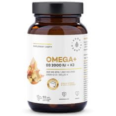 shumee Doplněk stravy Omega + Vitamin D3 + K2 60 kapslí