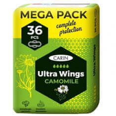 shumee Ultra Wings Camomile ultratenké hygienické vložky s křidélky 36 ks