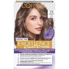 shumee Excellence Cool Creme barva na vlasy 7.11 Ultra Ash Blonde