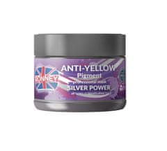 shumee Anti-Yellow Silver Power Professional Mask stříbrná maska pro odbarvené a šedivé blond vlasy 300 ml