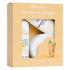 shumee Mandarin &amp; Iced Yuzu set sprchový gel 300ml + tělové máslo 100ml + koupací rukavice