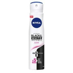 shumee Black&White Invisible Clear antiperspirant ve spreji 250 ml