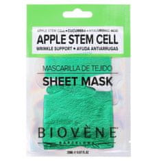 shumee Apple Stem Cell Wrinkle-Support plátěná maska s jablečnými kmenovými buňkami a kyselinou hyaluronovou 20 ml