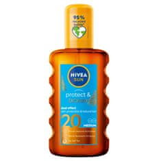 shumee Sun Protect &amp; Bronzový opalovací olej ve spreji aktivující přirozené opálení SPF 20 200 ml