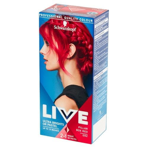 shumee Live Ultra Brights nebo Pastel barva na vlasy 092 Sharp Red