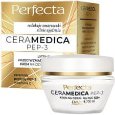 shumee Ceramedica Pep-3 liftingový denní a noční krém proti vráskám 50+ 50ml