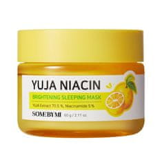 shumee Yuja Niacin Miracle Brightening Sleeping Mask rozjasňující noční maska 60g