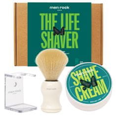 shumee Sada Life Shaver Sicilian Lime krém na holení 100 ml + štětka na holení + stojánek na kartáčky