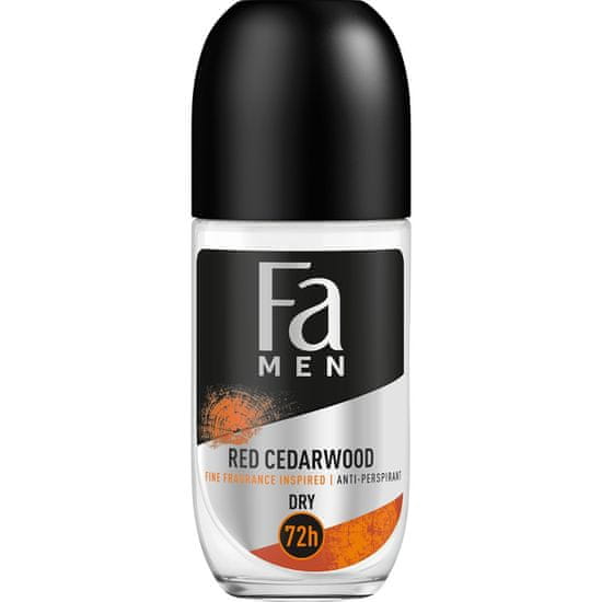 shumee Men Red Cedarwood 72h roll-on antiperspirant s vůní tónů červeného cedrového dřeva 50ml