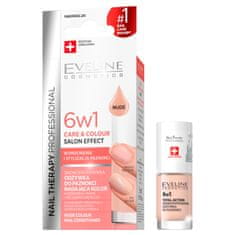 shumee Nail Therapy Professional 6v1 Care &amp; Barevný koncentrovaný kondicionér na nehty poskytující Nude color 5ml