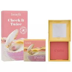 shumee Cheek It Twice Shellie Warm-Seashell Pink set tvářenky 2x6g