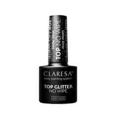 shumee Top Glitter No Wipe hybridní top s třpytivým prachem Glitter Silver 5g