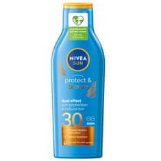 shumee Sun Protect &amp; Bronzové opalovací mléko aktivující přirozené opálení SPF 30 200 ml