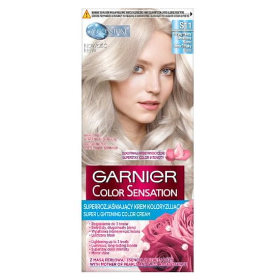 shumee Color Sensation super rozjasňující barvicí krém S11 Smoky Ultra Light Blonde