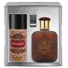 shumee Double Whisky set toaletní voda ve spreji 100ml + deodorant ve spreji 150ml + spona na peníze