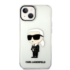 Karl Lagerfeld  IML Ikonik NFT Zadní Kryt pro iPhone 14 Plus Transparent