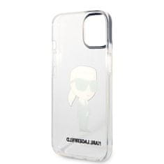 Karl Lagerfeld  IML Ikonik NFT Zadní Kryt pro iPhone 14 Plus Transparent