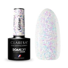 shumee Soak Off UV/LED Glitter hybridní lak 2 5g