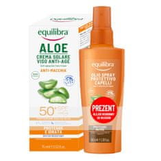 shumee Aloe Sun sada pleťového krému SPF50 75ml + vlasový olej 100ml