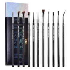 shumee Pro Makeup Eyeliner Brush sada štětců na oční make-up T324 11 ks.