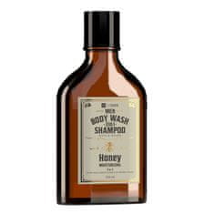 shumee Men Whisky tělový gel a šampon na vlasy a vousy 3v1 Med 330ml