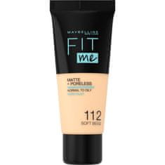 shumee Fit Me Matte &amp; Poreless Foundation matující make-up na obličej 112 Soft Beige 30 ml